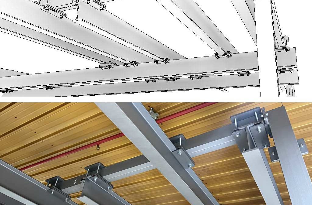Estructura en BIM para soporte de cintas